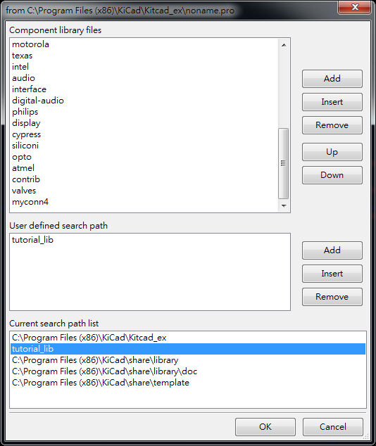 上下兩個視窗都Add 你的library ，在library browser 就可以找到你的library